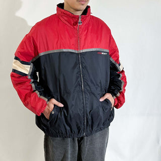 90's polo sport キルティング ナイロン ジャケット