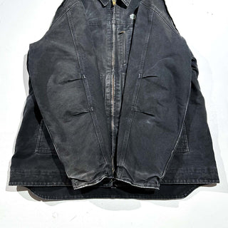 ～00's Carhartt 裏ボア ダブルジップ ダック ワーク ジャケット (ブラック)