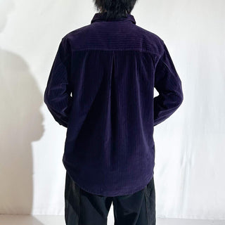 00's ST.JOHN'S BAY コーデュロイ フルジップ L/Sシャツ