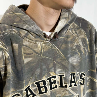 90's～00's Cabela's リアルツリー スウェット パーカ