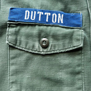 60's U.S.ARMY OG-107 カスタム ユーティリティー S/Sシャツ