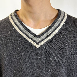 90's CHEROKEE ネップ メランジ Vネック ニット セーター