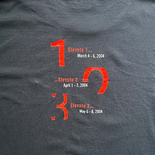 00's FRUIT OF THE LOOM "GOD IS IN THE DETAILS." メッセージ 両面プリント Tシャツ