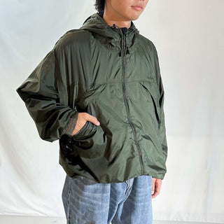 90's Cabela's ダブルジップ ドローコード ナイロン ジャケット