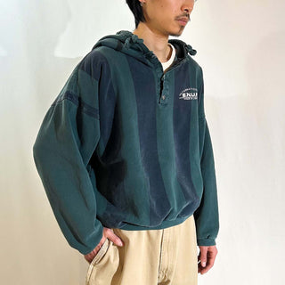 90's "made in USA" e.n.u.f. ヘンリーネック スウェット パーカ