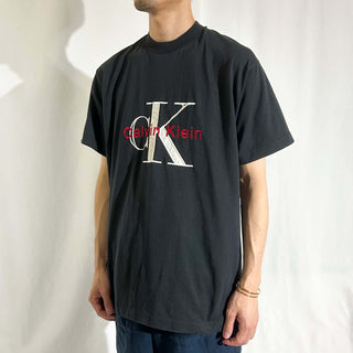90's "Calvin Klein bootleg" 刺繍 ロゴ Tシャツ