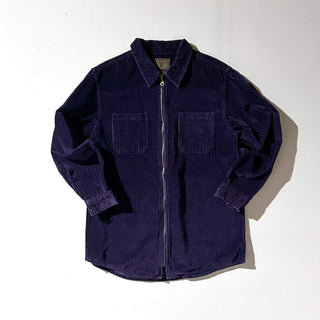 00's ST.JOHN'S BAY コーデュロイ フルジップ L/Sシャツ