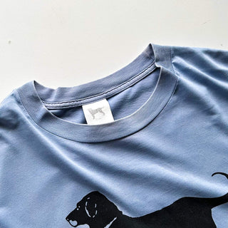 90's～00's The Black Dog アニマル 両面プリント Tシャツ