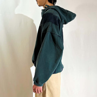 90's "made in USA" e.n.u.f. ヘンリーネック スウェット パーカ