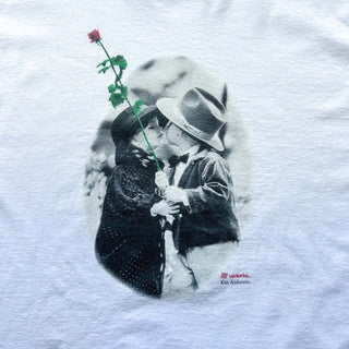90's~ silver mountain "Kim Anderson" フォト プリント Tシャツ