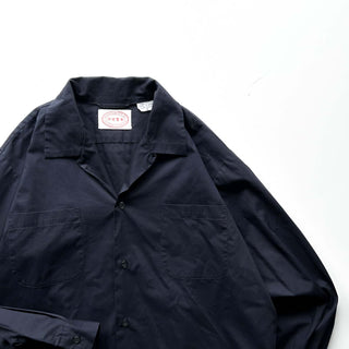 80's～90's ブロードクロス オープンカラー L/Sシャツ