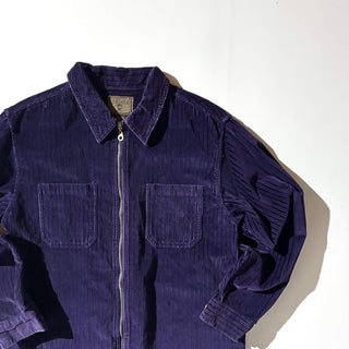 00's ST.JOHN'S BAY コーデュロイ フルジップ L/Sシャツ