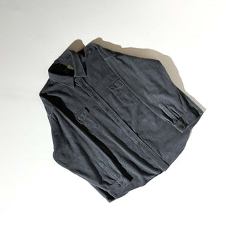 90's～00's ST.JOHN'S BAY グレー フランネル L/S シャツ