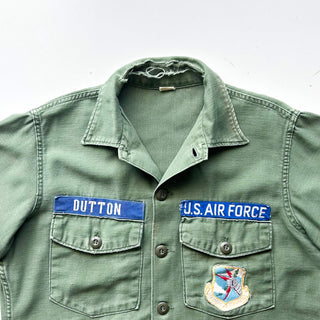 60's U.S.ARMY OG-107 カスタム ユーティリティー S/Sシャツ