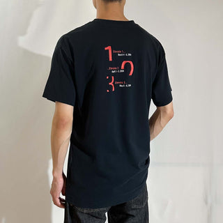 00's FRUIT OF THE LOOM "GOD IS IN THE DETAILS." メッセージ 両面プリント Tシャツ