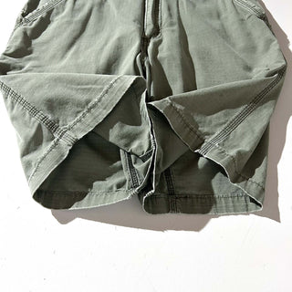 Carhartt "relaxed fit" オリーブ リップストップ ショーツ
