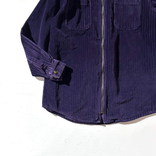 00's ST.JOHN'S BAY コーデュロイ フルジップ L/Sシャツ