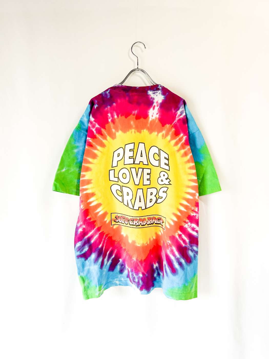 ビンテージ タイダイ 染め Tシャツ PEACE ピース ヒッピー 美品