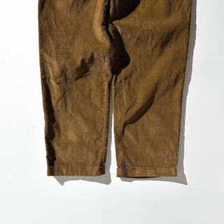 90's "dominican republic" LANDS' END ライトブラウン ２タック コーデュロイ パンツ