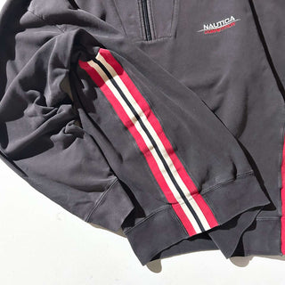 90's NAUTICA competition 切替 ハーフジップ スウェット シャツ