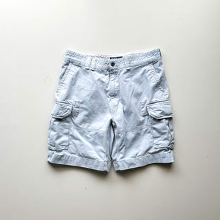 90's～ OLD RALPH LAUREN ６ポケット カーゴ ショーツ(ライトブルー)