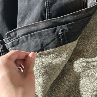 ～00's Carhartt 裏ボア ダブルジップ ダック ワーク ジャケット (ブラック)