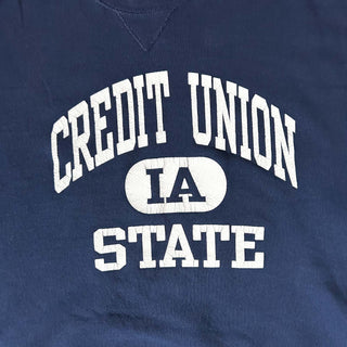 80's "made in USA" SOFFE "CREDIT UNION STATE" カレッジ スウェット シャツ