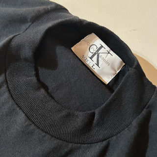90's "Calvin Klein bootleg" 刺繍 ロゴ Tシャツ