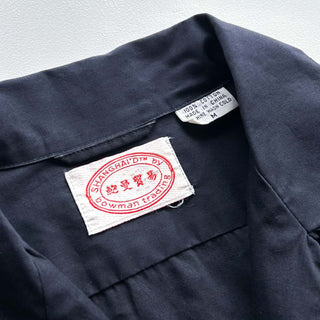 80's～90's ブロードクロス オープンカラー L/Sシャツ