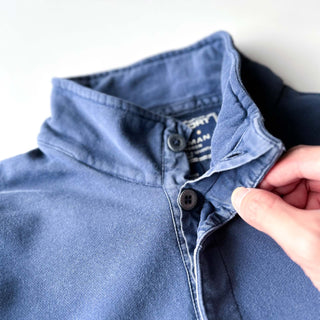 90's POLO sport ハーフボタン 比翼 スウェット シャツ