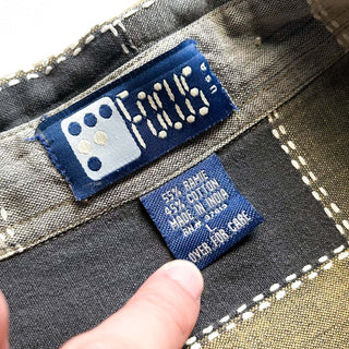 90's～00's FOCUS リネン×コットン レギュラー L/Sシャツ