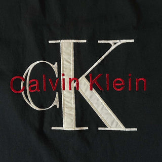 90's "Calvin Klein bootleg" 刺繍 ロゴ Tシャツ