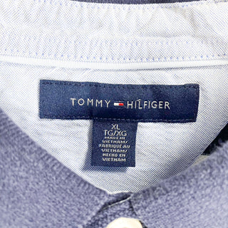 00's~ TOMMY HILFIGER ボーダー ワンポイント S/Sポロシャツ
