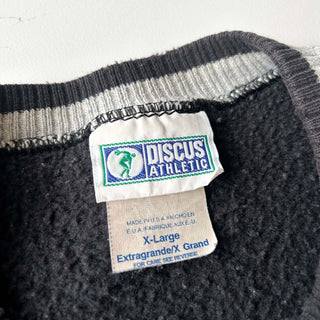90's "made in USA" DISCUS リブ切替 無地 スウェット