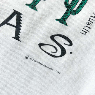 90's "made in USA" FRUIT OF THE LOOM "TEXAS" パターン アート Tシャツ