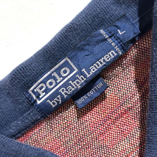 80's～90's OLD RALPH LAUREN タータンチェック S/Sポロシャツ