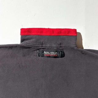 90's NAUTICA competition 切替 ハーフジップ スウェット シャツ