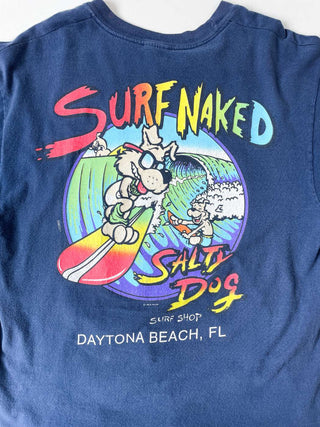 90's SALTY DOG SARF SHOP バックプリント Tシャツ