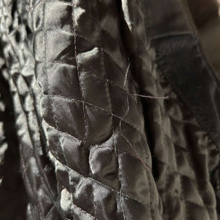 90's～00's PERRY ELLIS キルティング レザー ブルゾン ジャケット