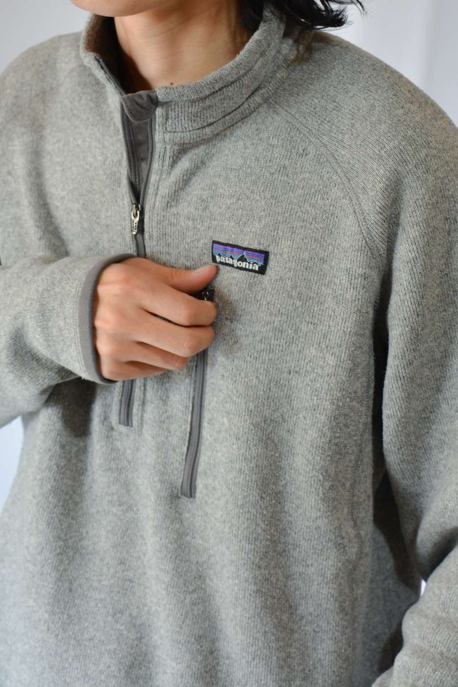 古着–00's Patagonia グレー ハーフジップ フリース – 【古着通販