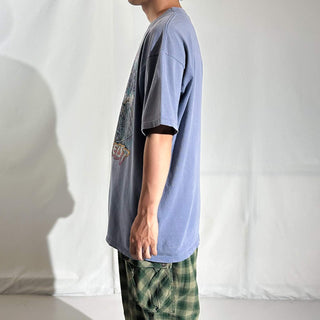 90's～ "made in USA" GILDAN "ALPENGEIST" フェード プリント Tシャツ