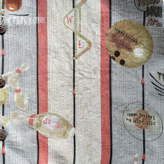 90's～00's Tommy Bahama シルク ボーリング 総柄 オープンカラー S/Sシャツ