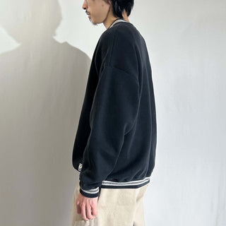 90's "made in USA" DISCUS リブ切替 無地 スウェット