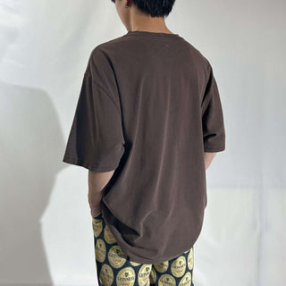 00's Carhartt ワンポイント ポケット Tシャツ(ブラウン)