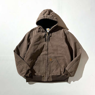 00's Carhartt 裏キルティング フェード ボロ ダック アクティブ ジャケット