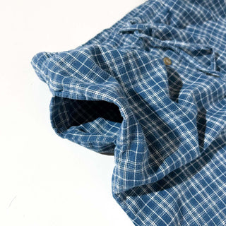 00's Faded Glory ドローコード チェック ワイド パジャマ パンツ