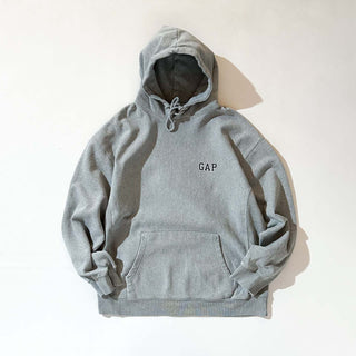 00's GAP リバースウイーブタイプ ワンポイント スウェット パーカ