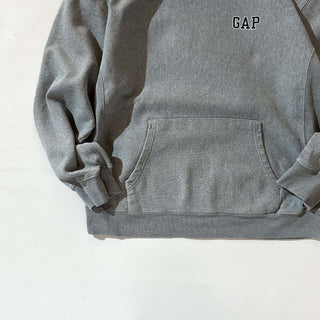 00's GAP リバースウイーブタイプ ワンポイント スウェット パーカ