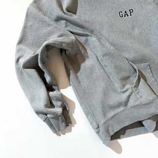 00's GAP リバースウイーブタイプ ワンポイント スウェット パーカ