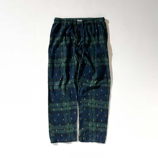 00's Ralph Lauren ドローコード 総柄 ブラックウォッチ チェック ワイド パジャマ パンツ